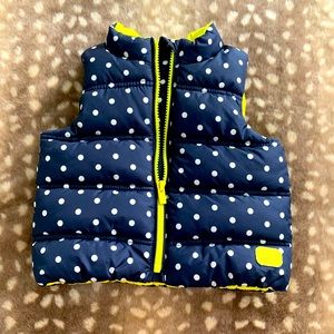 Gap puffer Vest Size 12-18mos